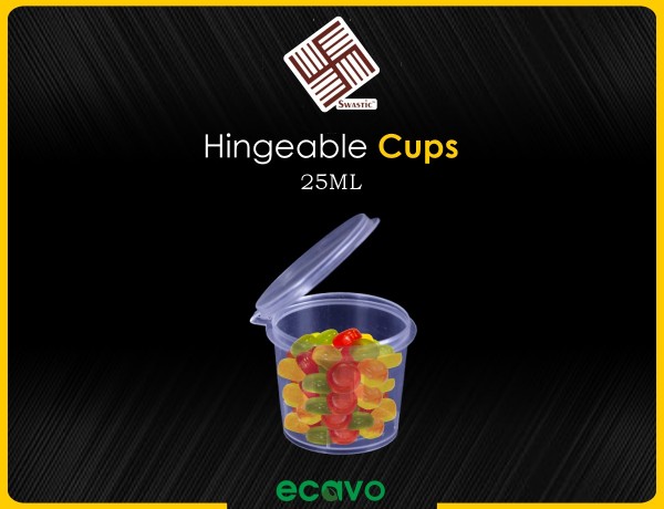 25 ml hingeable container