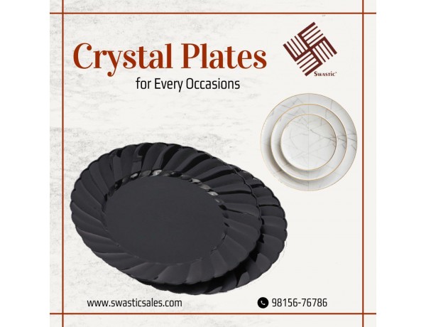 6'' Crystal Black Plate