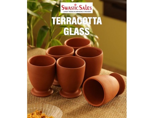 Terracotta Clay Glass 250ml