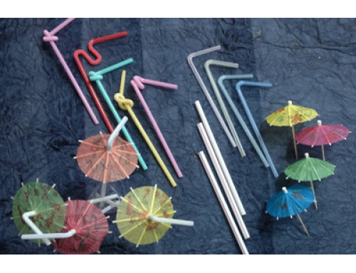 Drinking Umbrella Straws